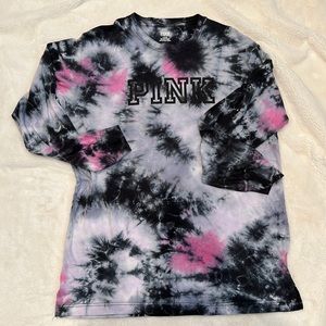 Pink Tye-Dye L/S